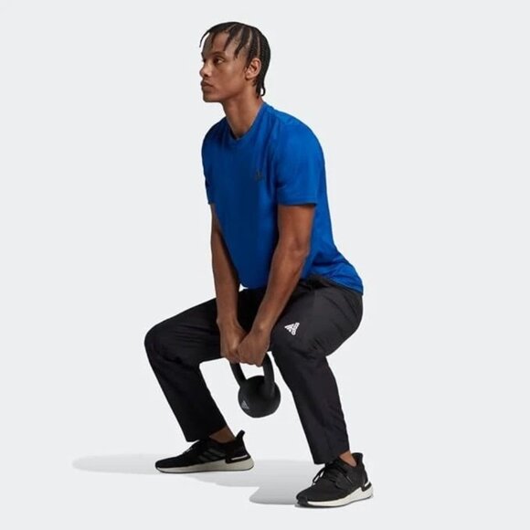 Adidas Men’s AEROREADY Movement Training Joggers Pants Black, Size XXL (New) - Picture 4 of 12